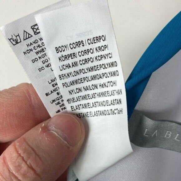 La Blanca Size 14 Flyaway Orchid Triangle Bikini Top Floral Halter Bohemian Boho - Picture 10 of 12